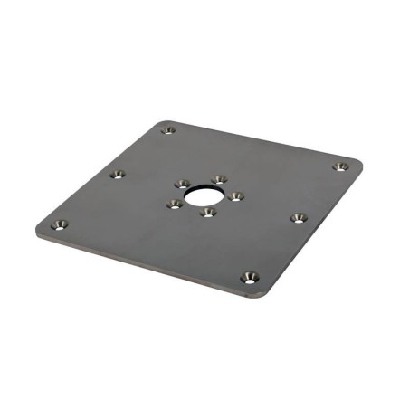 Platine carrée inox