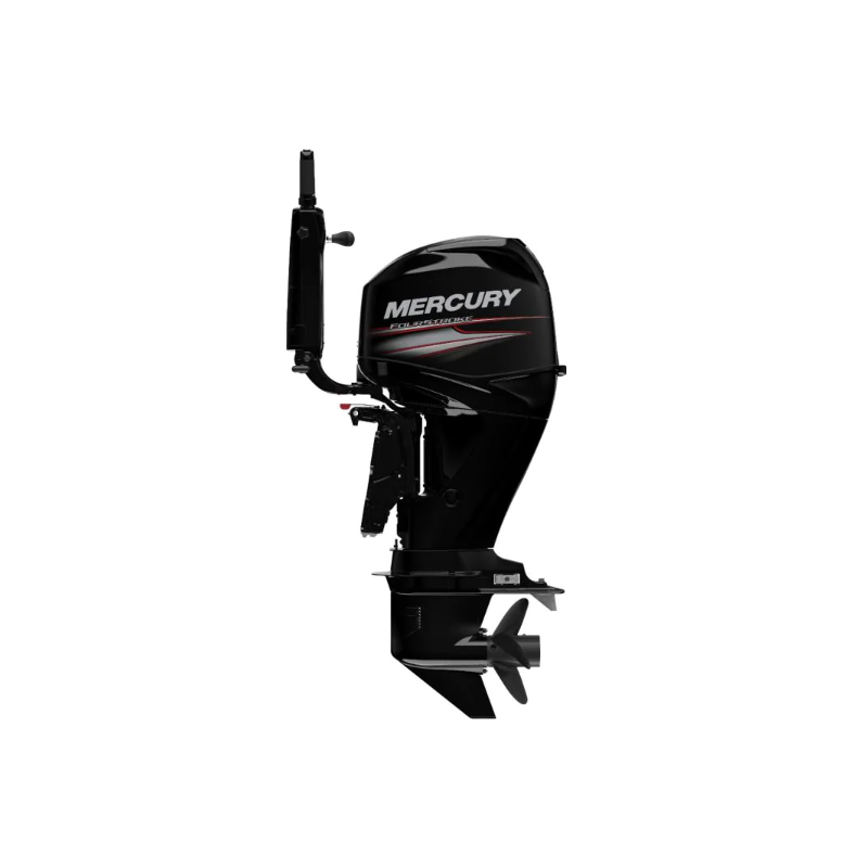 Moteur thermique Mercury 50 Cv EFI 4 T long démarrage électrique trim électrique barre franche