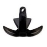 Ancre de rivière, revêtement PVC noir, 8.1 kg