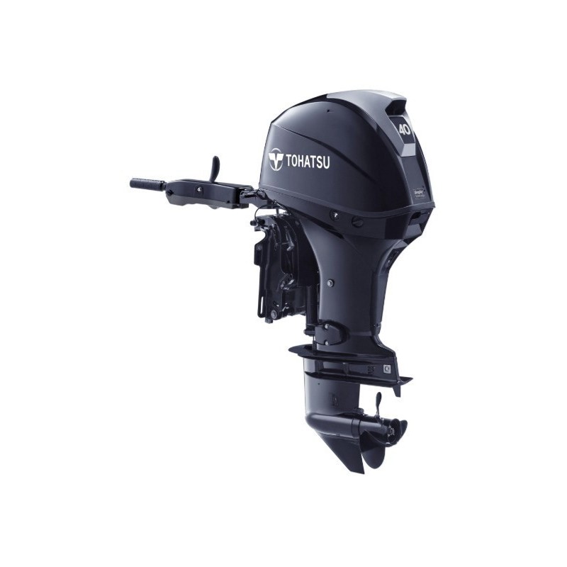 Moteur thermique Tohatsu MFS40A-ETL long démarrage électrique + TRIM barre franche multi-fonctions