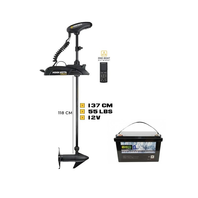 PACK moteur TERROVA 55lbs + Batterie BSR 12/100