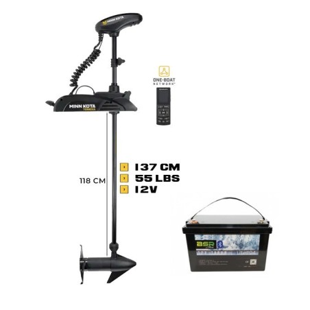 PACK moteur TERROVA 55lbs + Batterie BSR 12/100