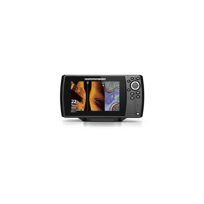 Humminbird HELIX 7 G4 MEGA Side Combiné sondeur GPS avec sonde tableau arrière